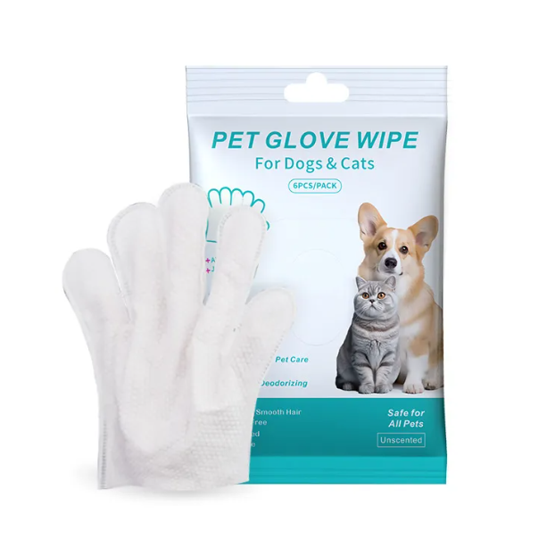 Everyday Grooming Wipes and Gloves