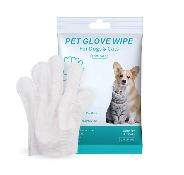 Everyday Grooming Wipes and Gloves
