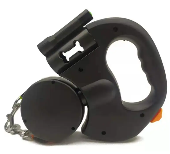 Retractable Leash with Safety Light