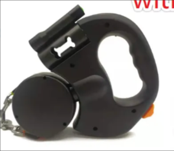 Retractable Leash with Safety Light