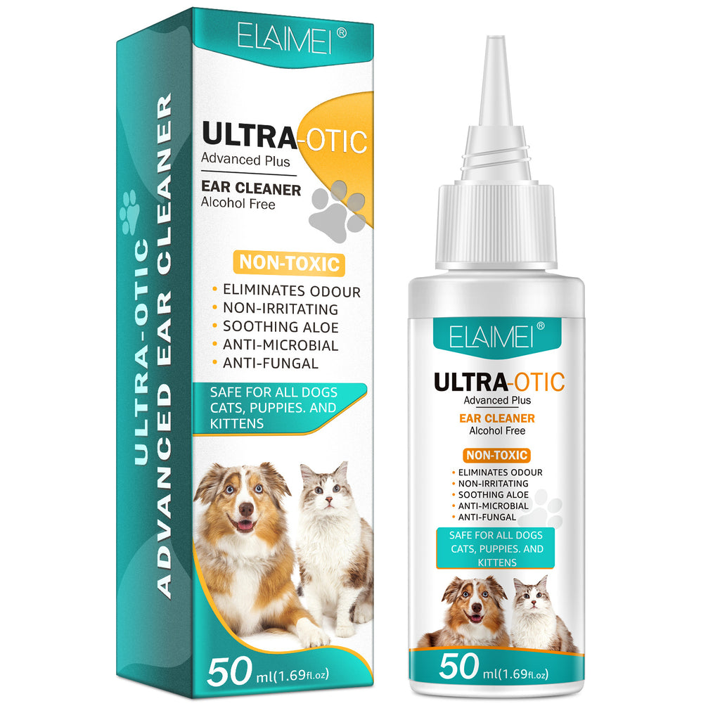Gentle Ear Cleaner for Cats and Dogs