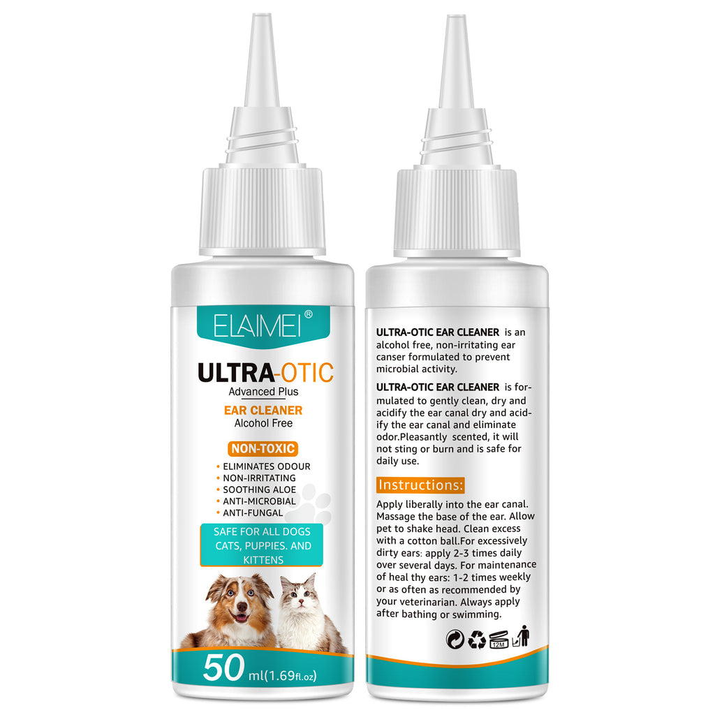 Gentle Ear Cleaner for Cats and Dogs
