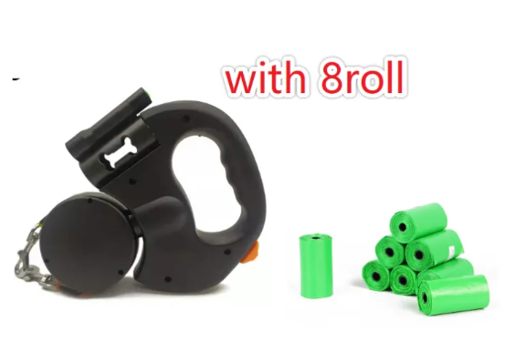 Retractable Leash with Safety Light