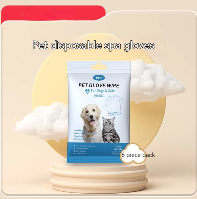 Everyday Grooming Wipes and Gloves