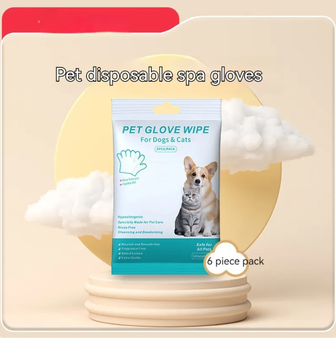 Everyday Grooming Wipes and Gloves
